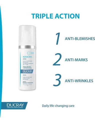 DUCRAY KERACNYL SERUM PIELES ADULTAS CON IMPERFECCIONES 30 M