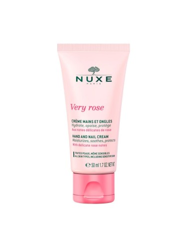 NUXE VERY ROSE CREMA DE MANOS Y UÑAS 50 ML