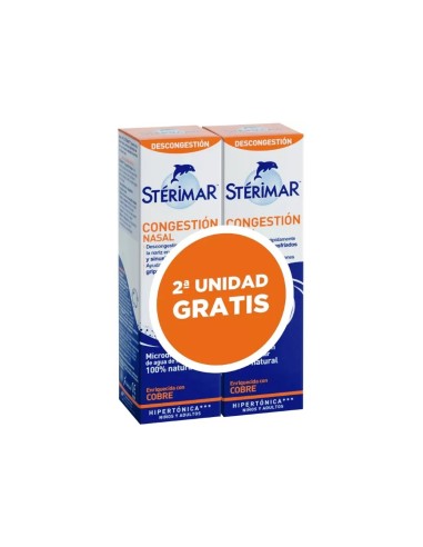 STERIMAR DESCONGESTION NASAL DUPLO 2x100ML