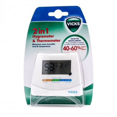 VICKS TERMOMETRO-HIGROMETRO