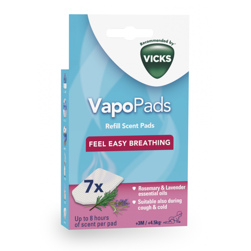 VICKS VAPOPADS ROMERO Y LAVANDA 7 PARCHES