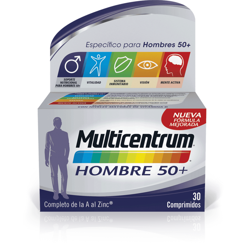 MULTICENTRUM HOMBRE 50+ 30 COMPRIMIDOS