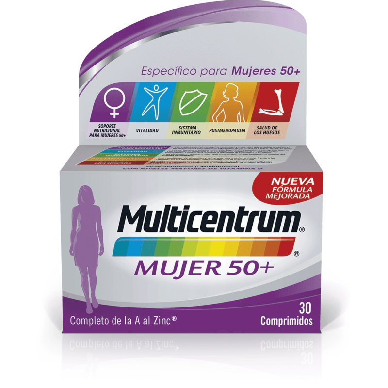 MULTICENTRUM MUJER 50+ 30 CPR