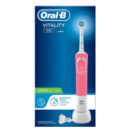 Oral-B Cep. Rec. Vitality Cross Action Rosa