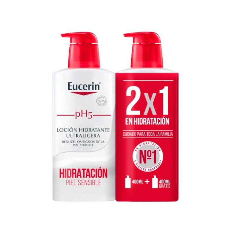 EUCERIN PH5 LOCION HIDRATANTE ULTRALIGERA 2X1 400 ML